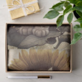 Niedlich Kitten Sunflower Cat Seidenpapier (Geschenk)