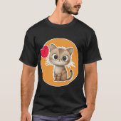 Niedlich Kitten T-Shirt (Vorderseite)
