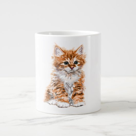 Niedlich Kitten Tasse - Sweet - Painting (Vorderseite)
