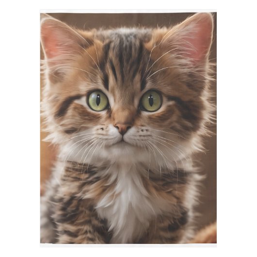 Niedlich Kitten Tischdecke (Vorderseite)