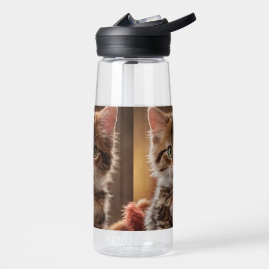 Niedlich Kitten Trinkflasche (Links)