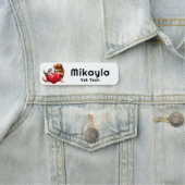 Niedlich Kitten und Welpen und Herz Namensschild (Beispiel)