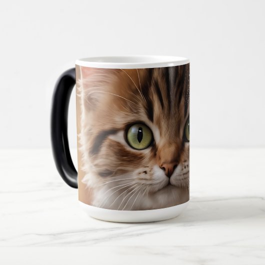 Niedlich Kitten Verwandlungstasse (Vorderseite Links)