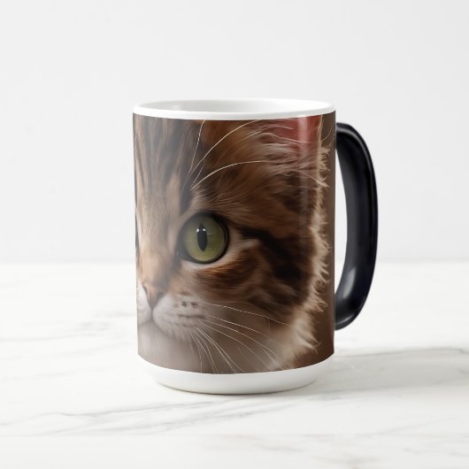 Niedlich Kitten Verwandlungstasse (VorderseiteRechts)