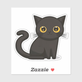 Niedlich Kitten - Vinyl-Aufkleber nach Maß Aufkleber