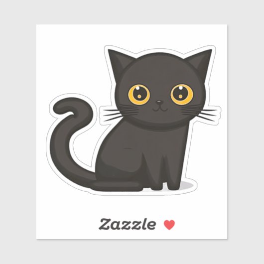 Niedlich Kitten - Vinyl-Aufkleber nach Maß Aufkleber (Blatt)