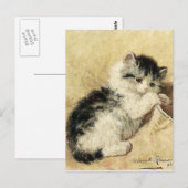 Niedlich Kitten von Ronner Postkarte (Vorne/Hinten)