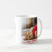 Niedlich Kitten Yarn Kaffeetasse (VorderseiteRechts)