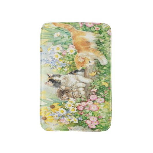 Niedlich Kittens Bath Mat Badematte (Vorderseite Vertikal)
