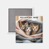 Niedlich Kittens Best Cat Mama Mother's Day Magnet (Vorderseite/Rückseite)