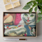 Niedlich Kittens Button-up Seidenpapier (Geschenk)