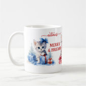 Niedlich Kittens Frohe Weihnachten Kaffeetasse (Links)