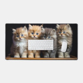 Niedlich Kittens Furry Friends Schreibtischunterlage (Tastatur & Maus)