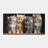 Niedlich Kittens Furry Friends Schreibtischunterlage (Vorderseite)