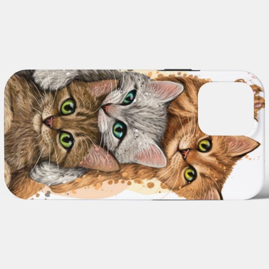 Niedlich Kittens iPhone Case | Adorable Cat Lover  (Rückseite (Horizontal))