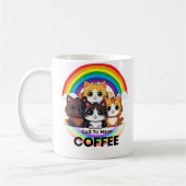 Niedlich Kittens Kaffee Tasse: Adorable Cat Lover  Kaffeetasse (Links)