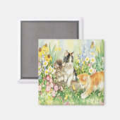 Niedlich Kittens Magnet (Vorderseite/Rückseite)