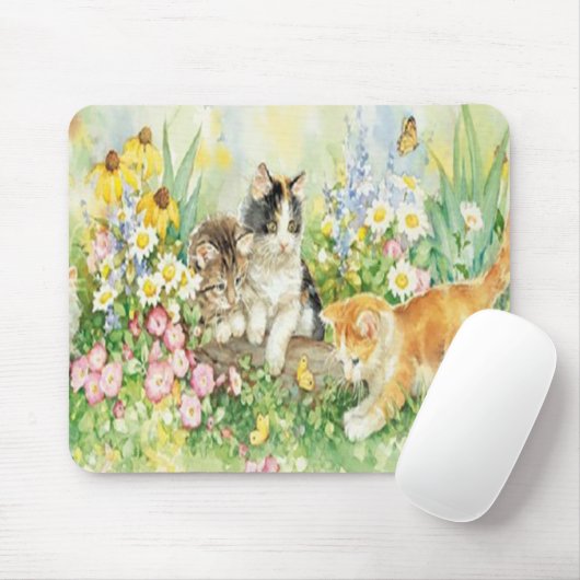 Niedlich Kittens Mouse Pad Mousepad (Mit Mouse)