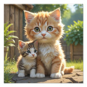 Niedlich Kittens Poster (Vorne)