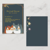 Niedlich Kittens Veterinary Visitenkarte (Vorne/Hinten)