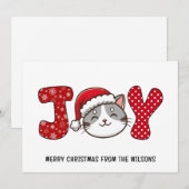 Niedlich Kittie Cat "JOY" Custom Mercury Christmas (Vorne/Hinten)