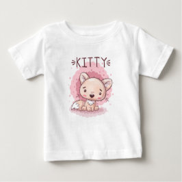 Niedlich Kitty Baby T - Shirt