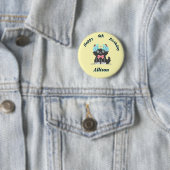 Niedlich Kitty Birthday Button (Beispiel)
