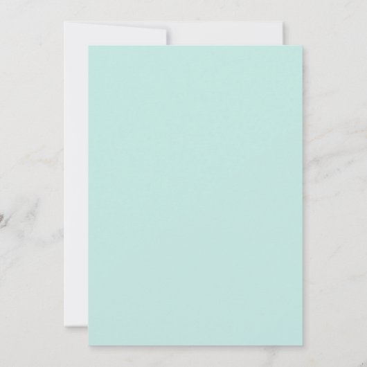 Niedlich Kitty Blue Ribbon Brautparty Einladung (Rückseite)