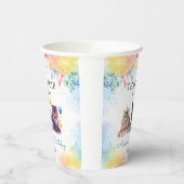 Niedlich Kitty Cat 1. Geburtstag Pappbecher (Links)