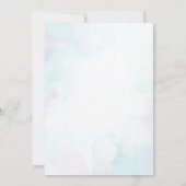 Niedlich Kitty Cat 1. GeburtstagsParty Einladung (Rückseite)