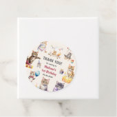 Niedlich Kitty Cat 1. GeburtstagsParty Geschenkanhänger (Beispiel)