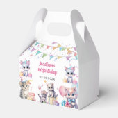 Niedlich Kitty Cat 1. GeburtstagsParty Geschenkschachtel (Rückseite)