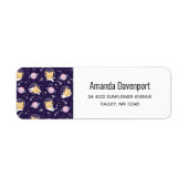 Niedlich Kitty Cat Astronauten Muster (Vorne)