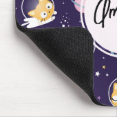 Niedlich Kitty Cat Astronauten Muster Mousepad (Ecke)