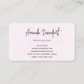 Niedlich Kitty Cat Astronauten Muster Visitenkarte (Rückseite)