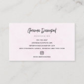 Niedlich Kitty Cat Astronauten Muster Visitenkarte (Rückseite)