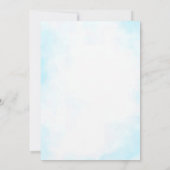 Niedlich Kitty Cat Baby Dusche Party Einladung (Rückseite)