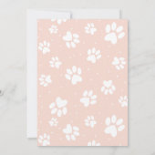 Niedlich Kitty Cat Balloons | Fun Pink Girls Gebur Einladung (Rückseite)