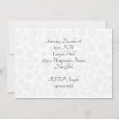 Niedlich Kitty Cat Bitten einer roten Weihnachtsma Einladung (Rückseite)