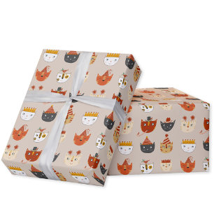 Niedlich Kitty Cat Geschenkpapier