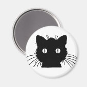 Niedlich Kitty Cat Head Magnet (Vorderseite/Rückseite)