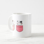Niedlich Kitty Cat Kaffeetasse (Vorderseite Links)