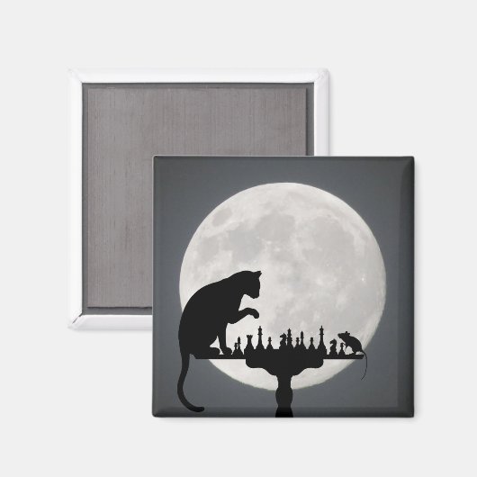 Niedlich Kitty Cat Magnet (Vorderseite/Rückseite)