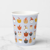 Niedlich Kitty Cat Pappbecher (Rückseite)