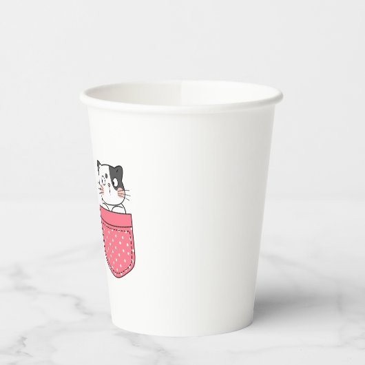 Niedlich Kitty Cat Pappbecher (Links)