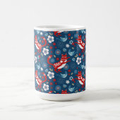 Niedlich Kitty Cat Pattern Kaffeetasse (Mittel)