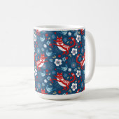 Niedlich Kitty Cat Pattern Kaffeetasse (VorderseiteRechts)
