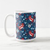 Niedlich Kitty Cat Pattern Kaffeetasse (Links)