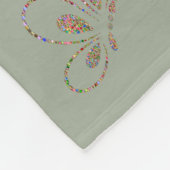 Niedlich Kitty Cat Personalisiert Fleece Blanket (Ecke)