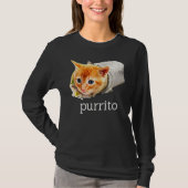 Niedlich Kitty Cat Purrito Burrito Pun Essential T-Shirt (Vorderseite)